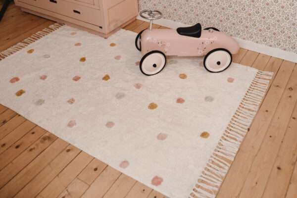Little Dutch - Vaip Dot Mixed Roosa - Image 5