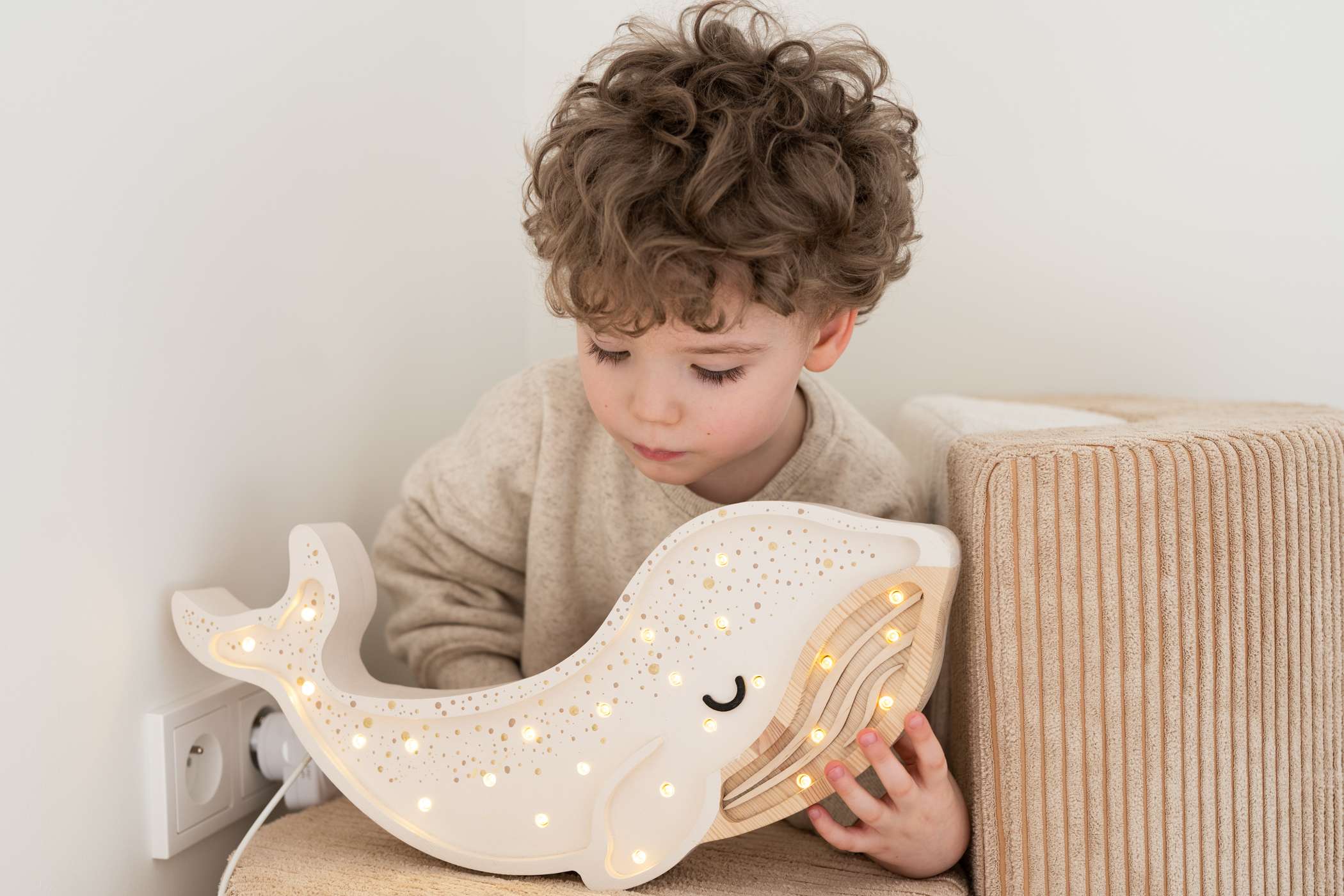 Little Lights - Valgusti Whale Albino White - Image 5