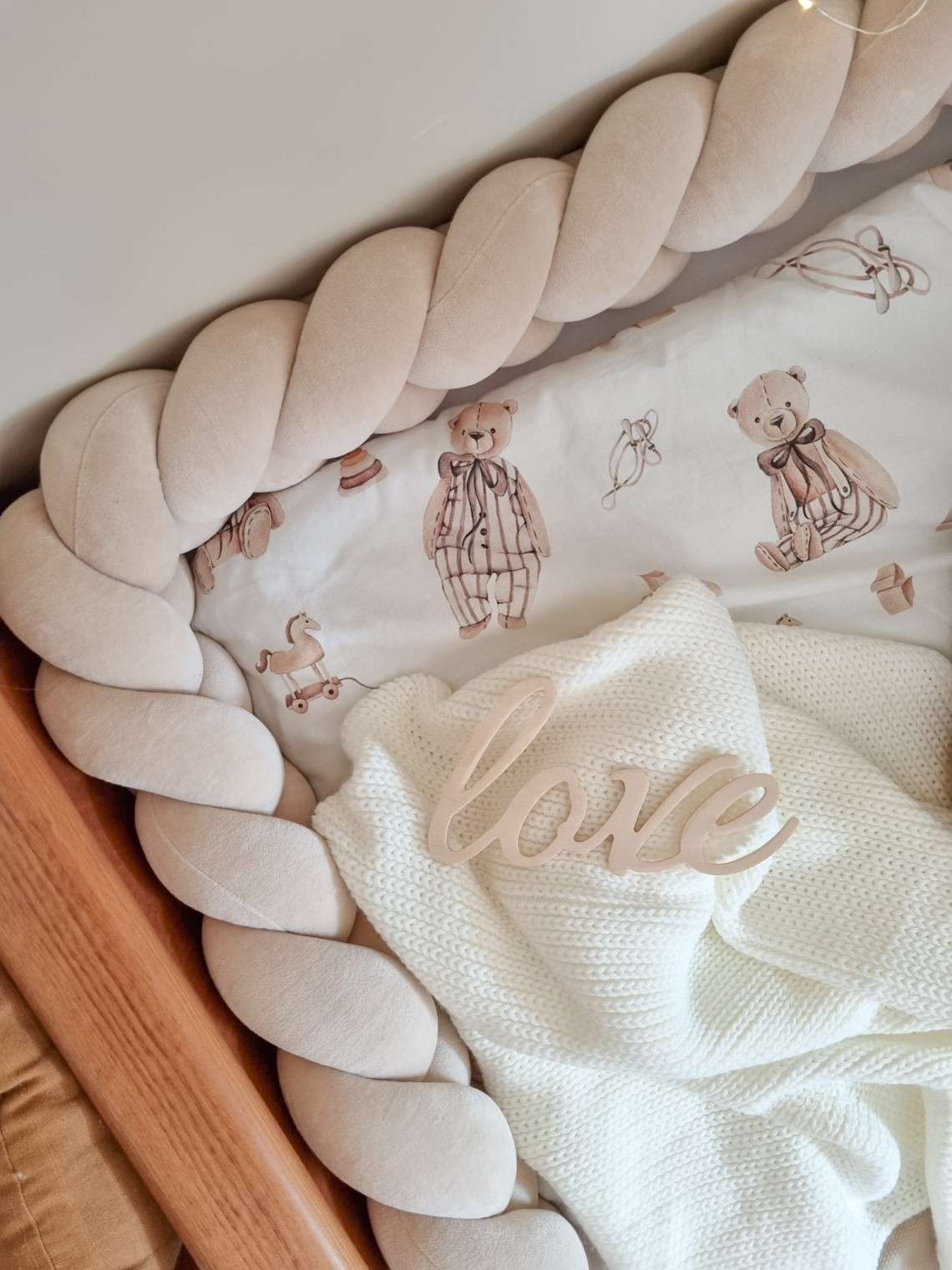 Supełkowelove - Beež Punutud Voodipehmendus - Image 3